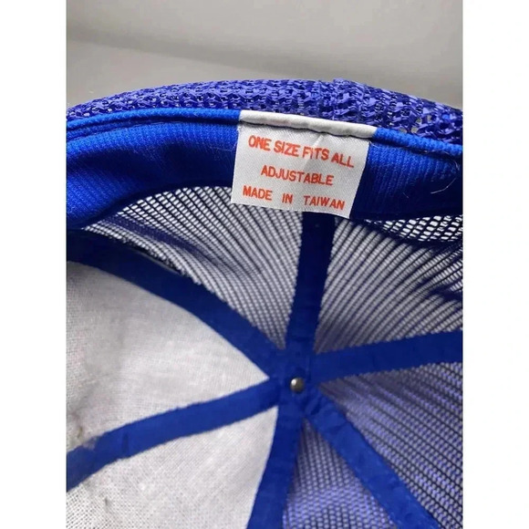 Vintage 80s Texas Rangers Snapback Trucker Mesh Snapback Hat Cap MLB Baseball - Picture 6 of 15